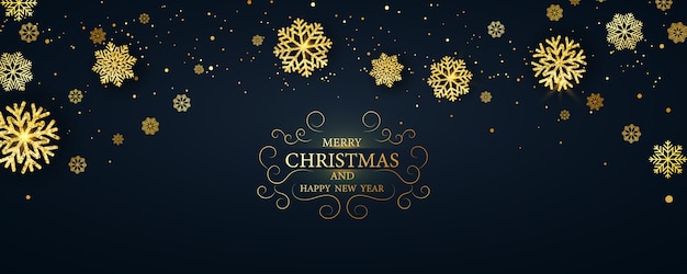 Merry christmas and happy new year background