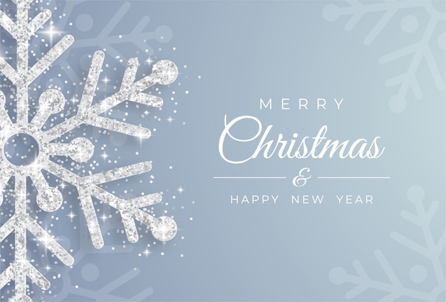 Vector merry christmas and happy new year background