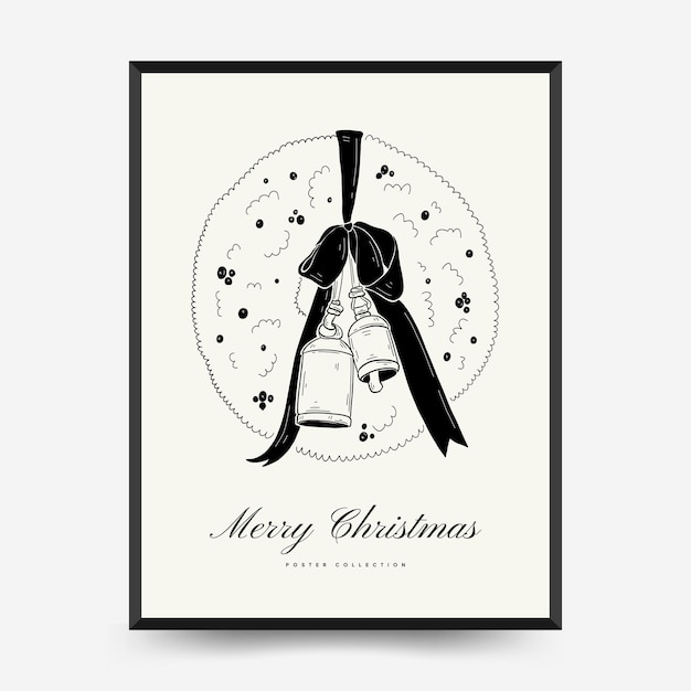 Vector merry christmas and happy new year backgrounds, greeting cards, posters, holiday covers.