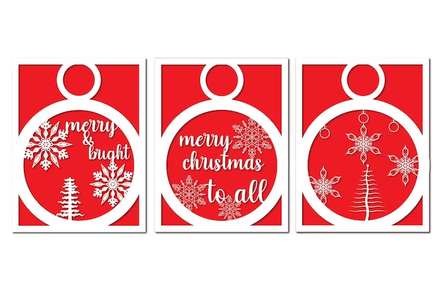 Merry Christmas and happy new year greeting card illustration background.