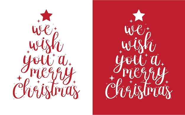 Merry Christmas and Happy New Year hand drawn lettering Card design or poster Background  .
