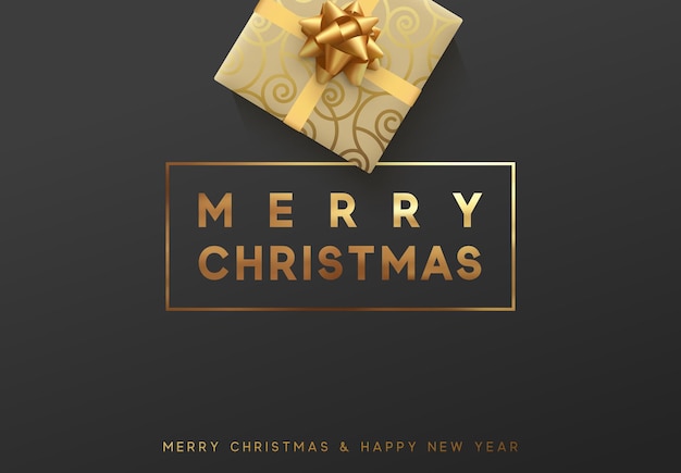 Merry Christmas and Happy New Year holiday background. vector illustration