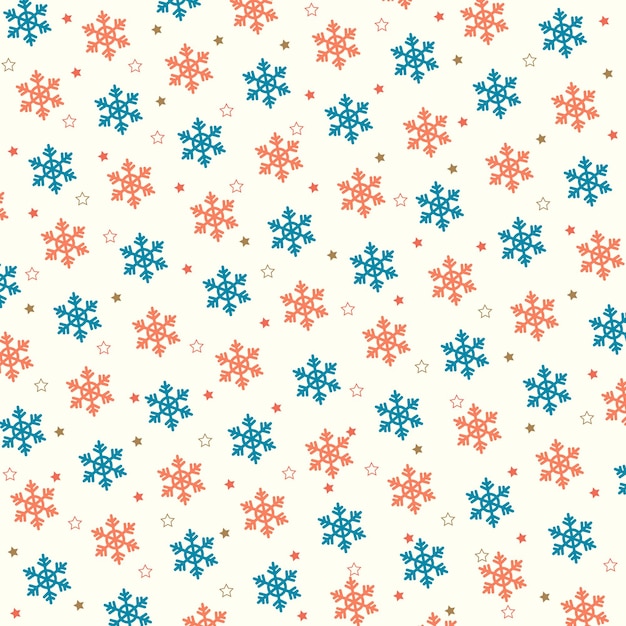 Merry christmas and happy new year. winter greeting card with seamless geometric pattern background.