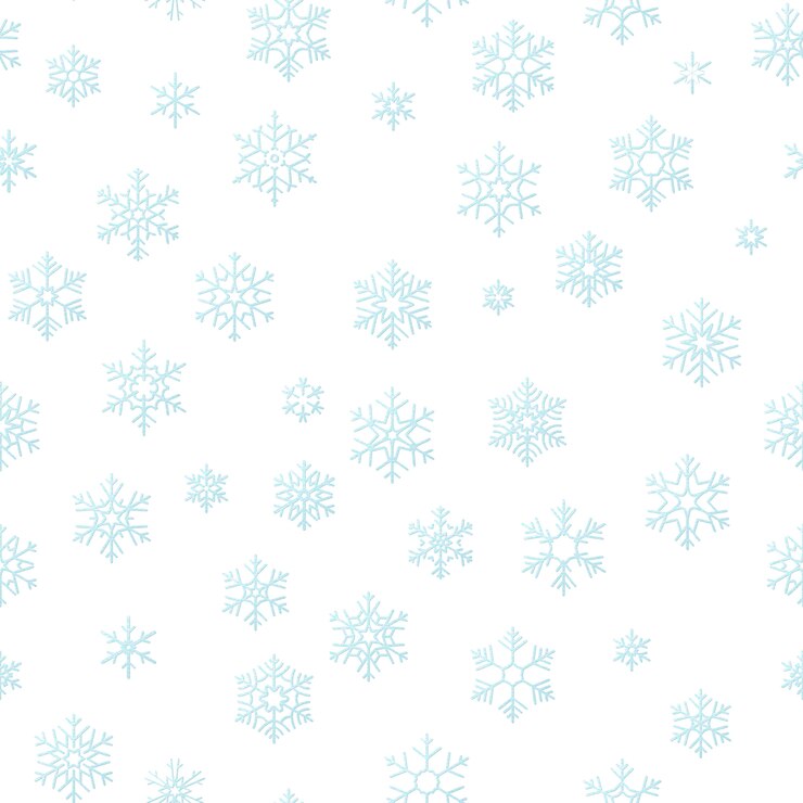 メリークリスマスの休日の装飾効果の背景。青いスノーフレークシームレスパターン。