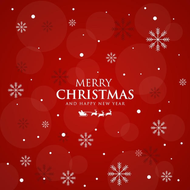 Vector merry christmas holiday design background