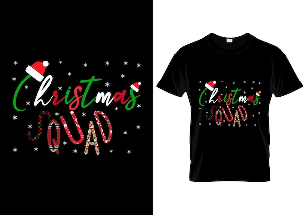 Merry christmas holiday typography t shirt design vector illustration