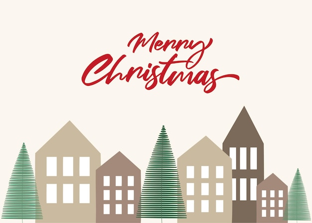 Merry christmas illustratie