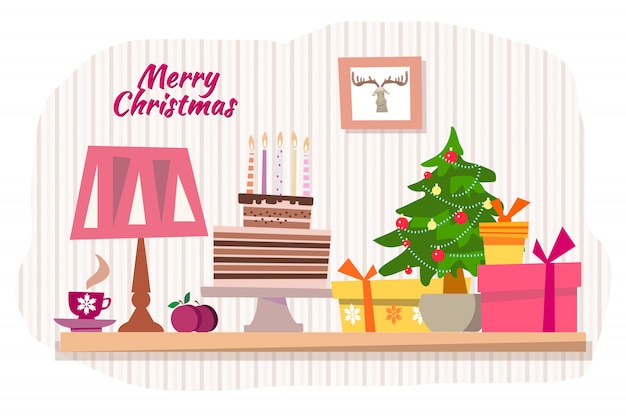 Merry Christmas illustration