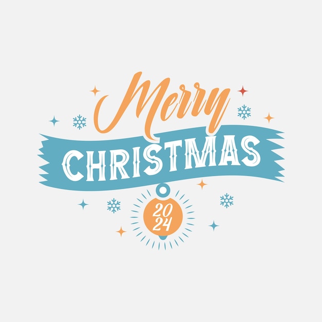 Merry Christmas lettering and Happy new year lettering