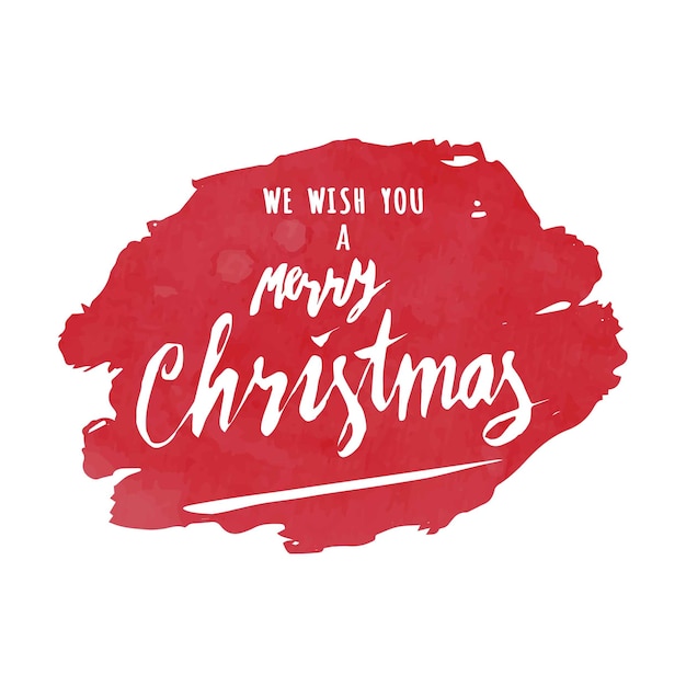 Merry Christmas lettering 