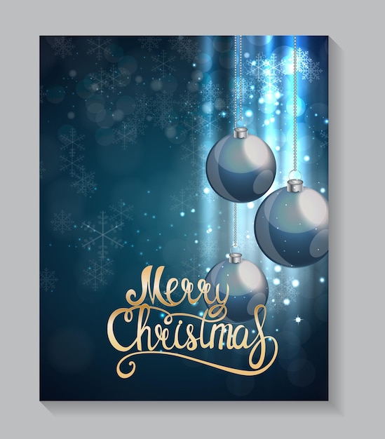 Vector merry christmas and new year background. vector illustration eps10