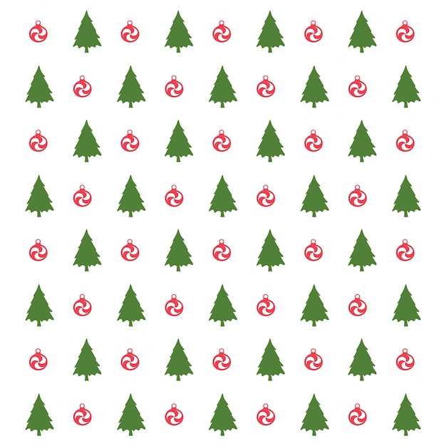 Merry christmas  pattern on white background