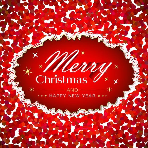 Merry christmas poster card