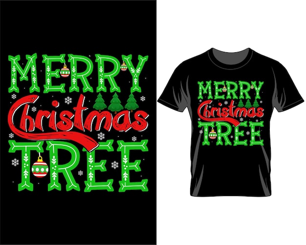Merry Christmas quotes t shirt design vector