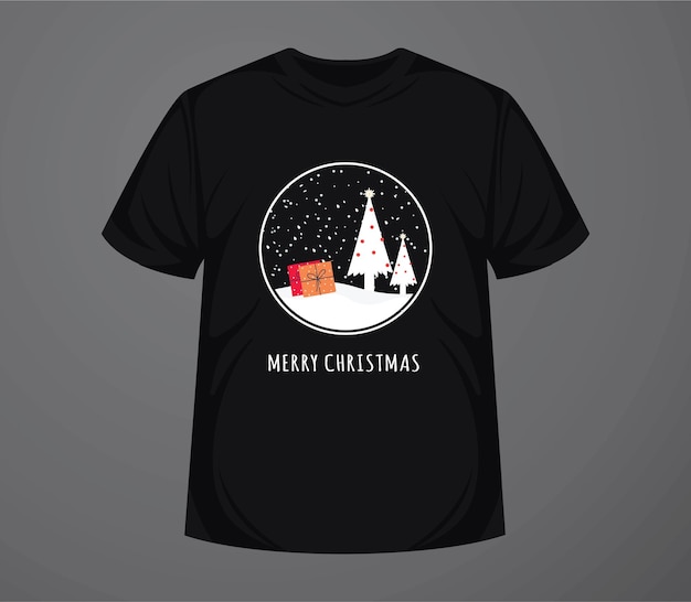 Merry christmas t shirt design