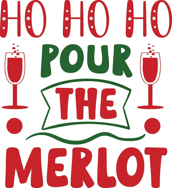 Vector merry christmas t-shirt design