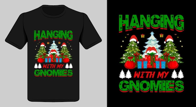 Vector merry christmas t shirt design.