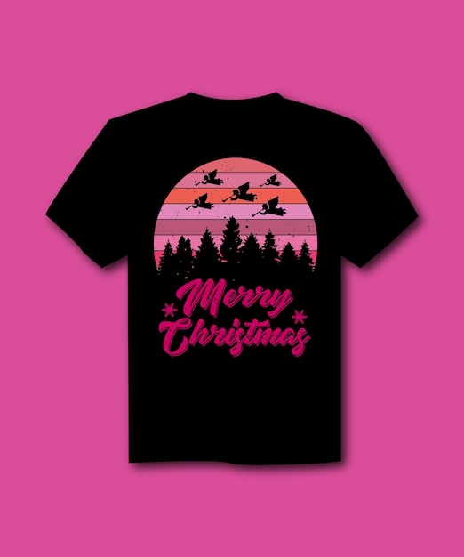 メリークリスマスTシャツのデザイン