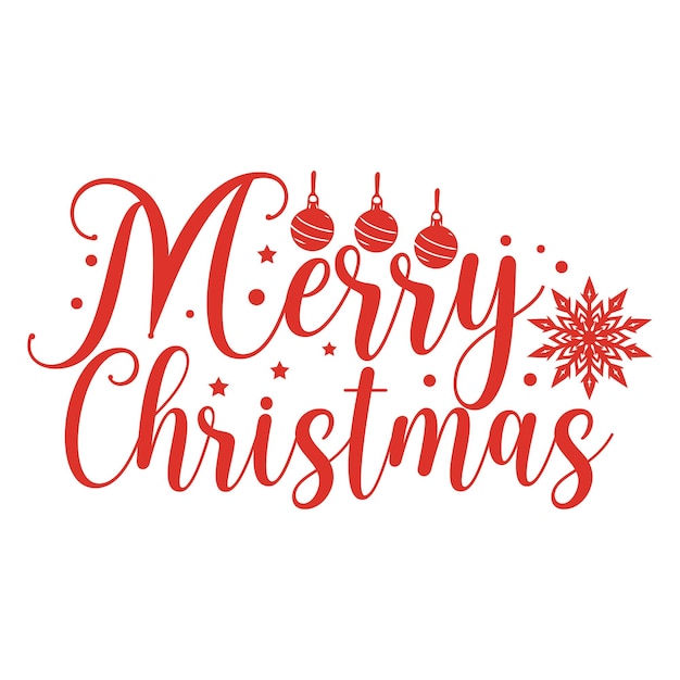Merry Christmas typografie t-shirt ontwerp perfect voor feestelijke kleding vakantie geschenken