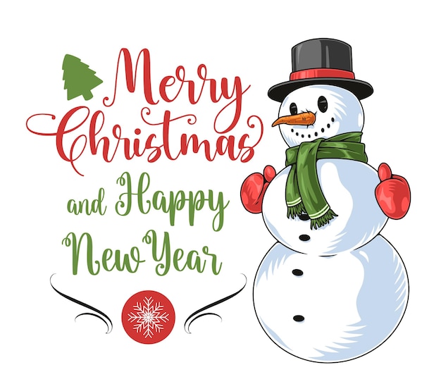 Merry Christmas wish poster colorful