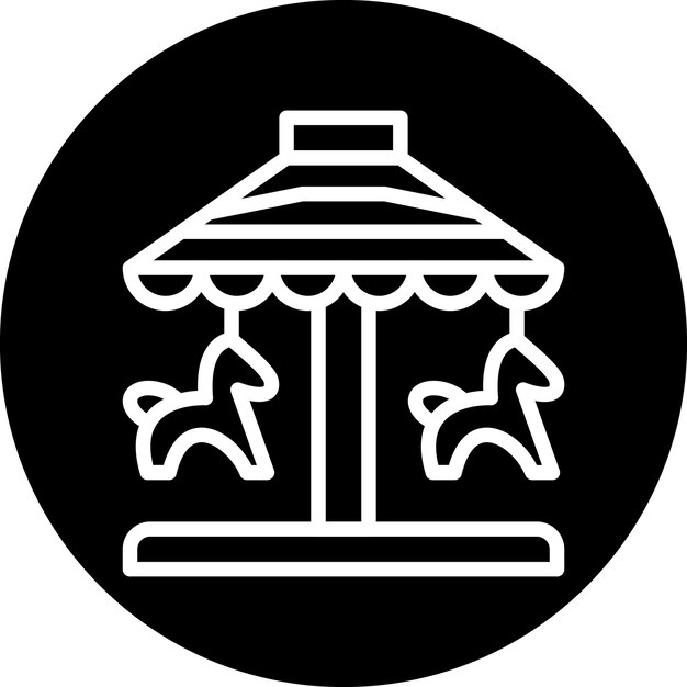 Merry Go Round Icon Stijl