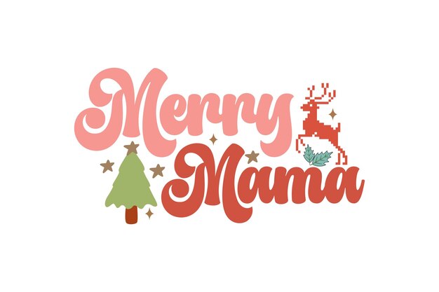 Merry Mama vectorbestand