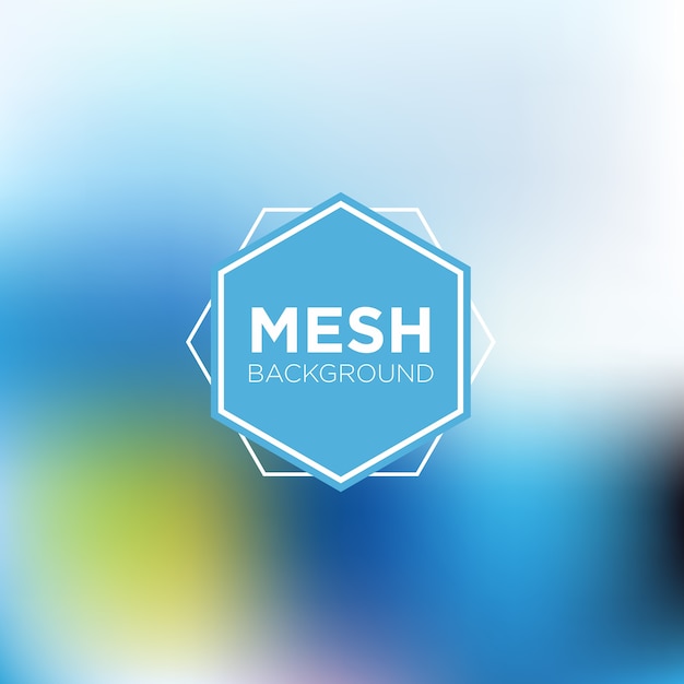 Mesh Background in Summer Color Palette