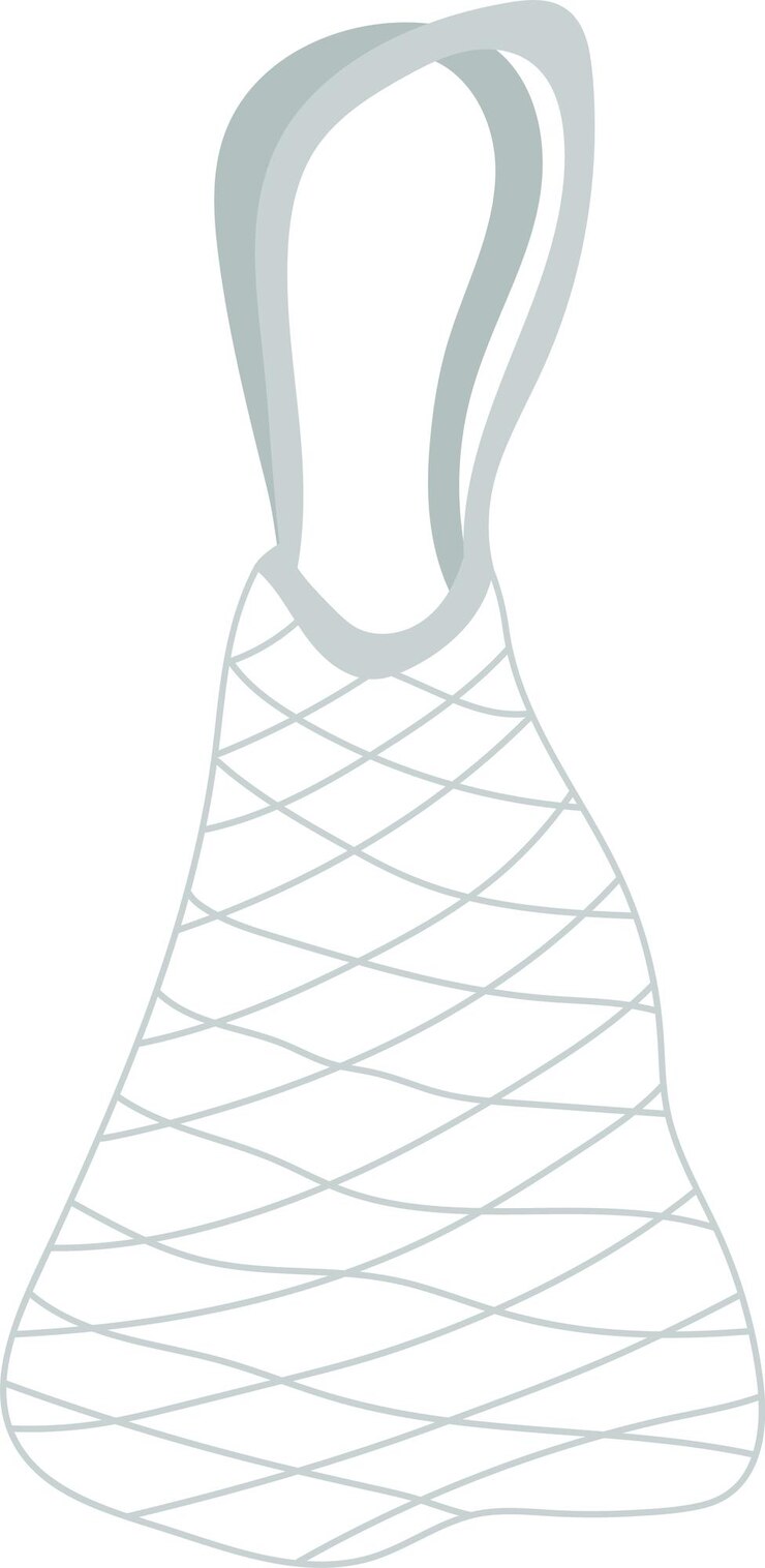 Vector mesh bag eco