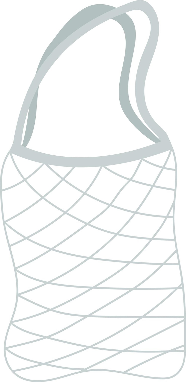Vector mesh bag eco