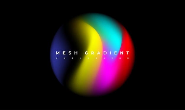 Mesh gradiënt vector digitale levendige achtergrond elegante heldere wazige textuur dynamische abstracte voor cover banner kaart flyer poster ontwerp sjabloon