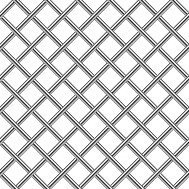 Premium Vector  Mesh grill metal chrome shiny seamless