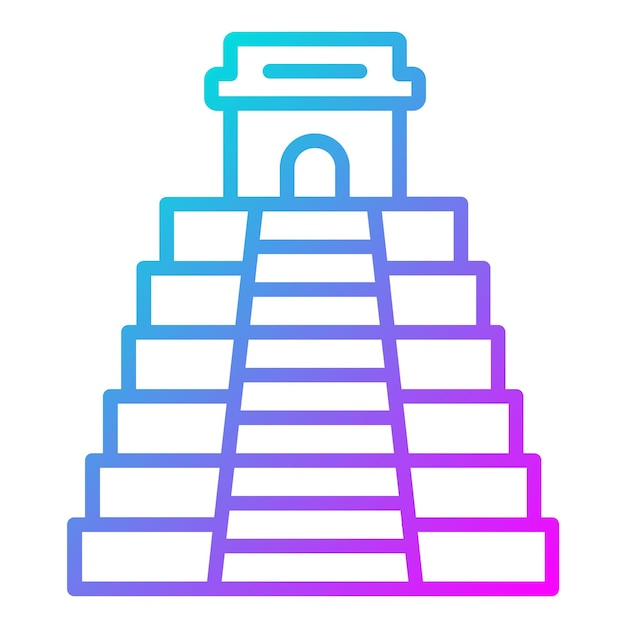 Vector mesoamerican vector illustration style