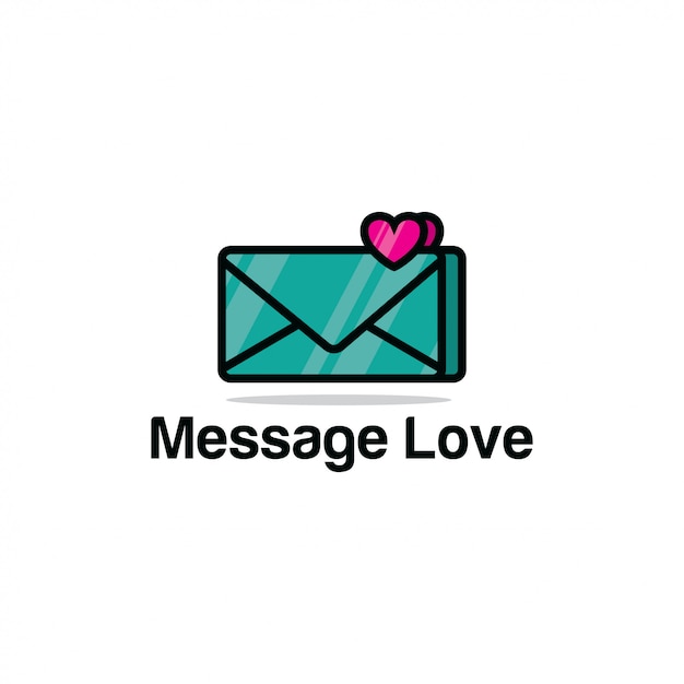 Message Icon in trendy flat style.