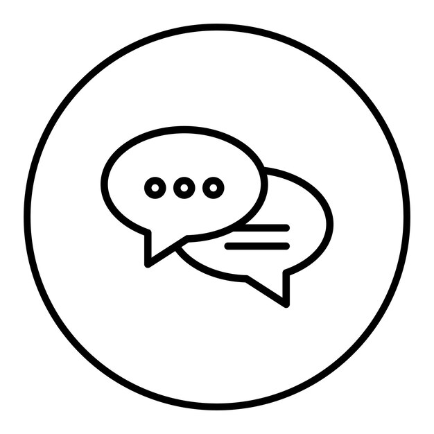 メッセージアイコンのベクトル画像は Contact Us に使用できます