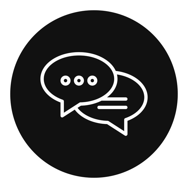 メッセージアイコンのベクトル画像は Contact Us に使用できます