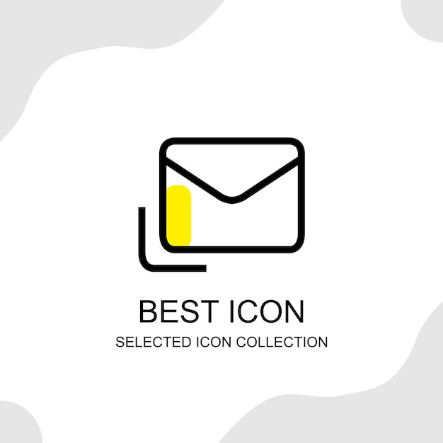 Message icons collection can be used for digital and print