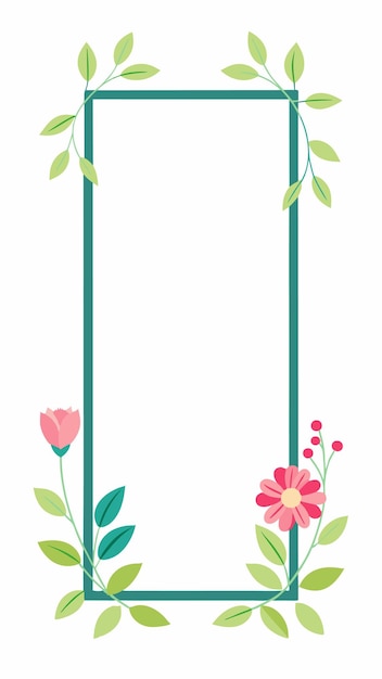 Met de hand getekende achtergrond met bloemen