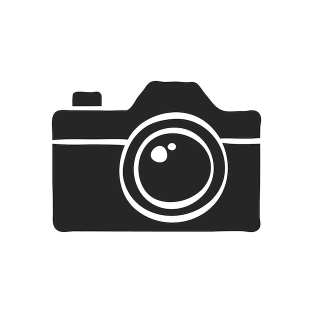 Met de hand getekende icoon Camera