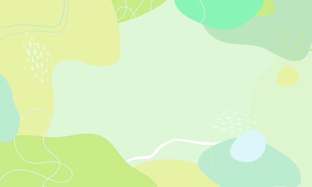 Met de hand getekende minimale achtergrond met de hand getekend abstracte vorm achtergrond