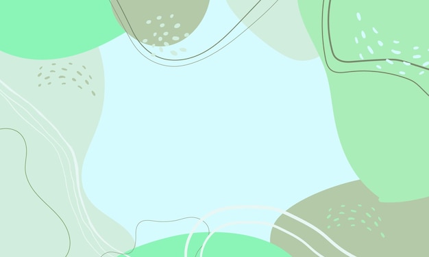 Met de hand getekende minimale achtergrond met de hand getekend abstracte vorm achtergrond