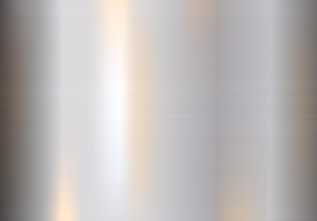 Metaal roestvrij staal oppervlak textuur realistisch met reflectie abstracte staal aluminium achtergrond