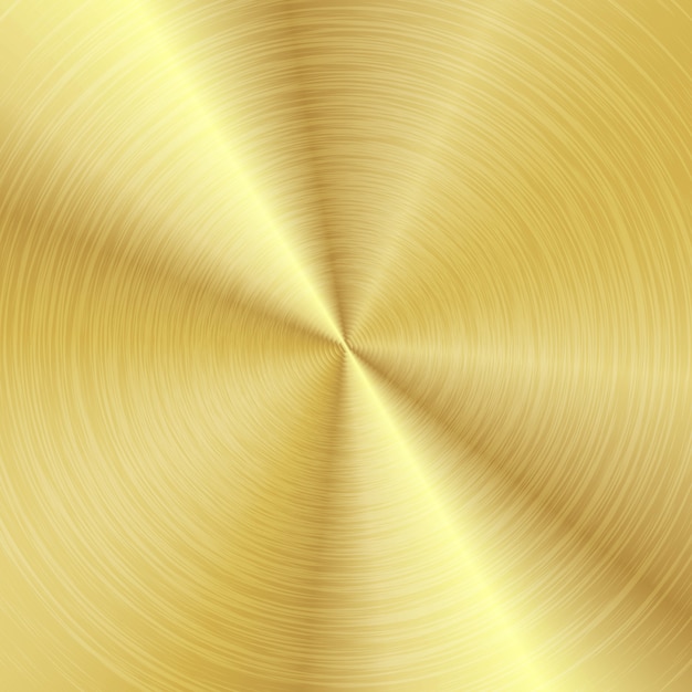 Vector metal abstract background gold