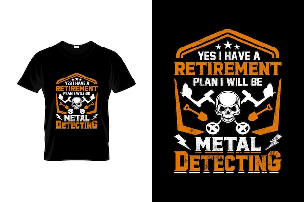 Metal director T-shirt Design or Metal director poster Design or Metal director illustration
