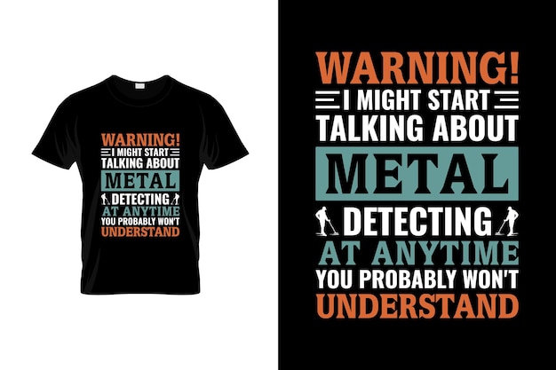 Metal director T-shirt Design of Metal director poster Design of Metal director illustratie