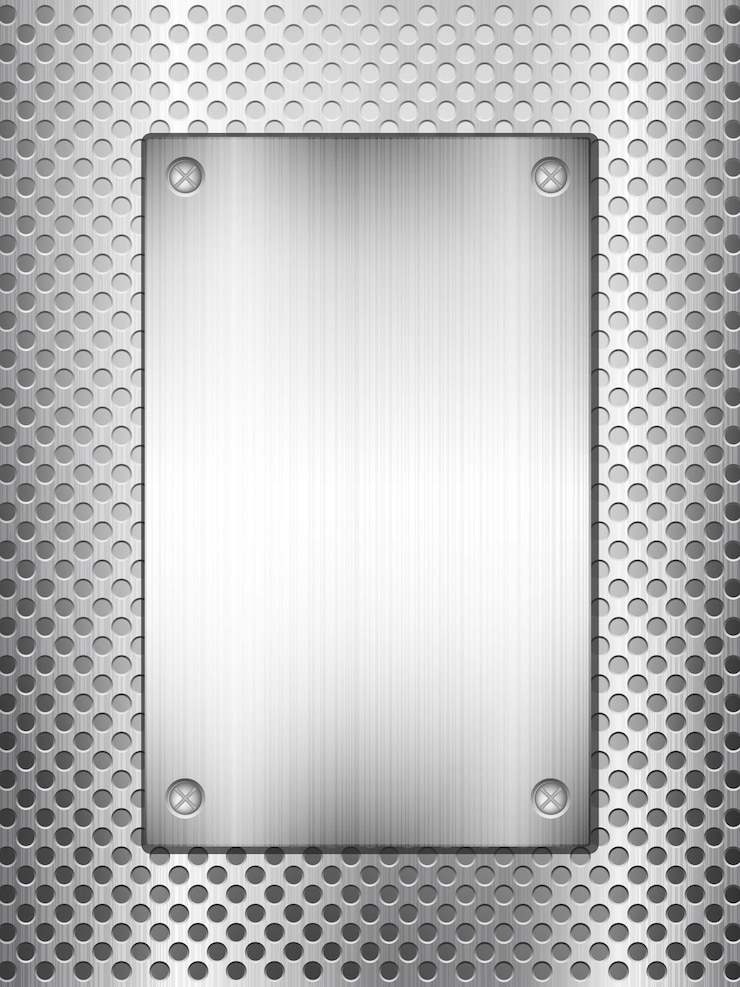 Vector metal grid and plate vertical