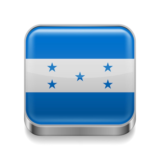 Metal icon of Honduras