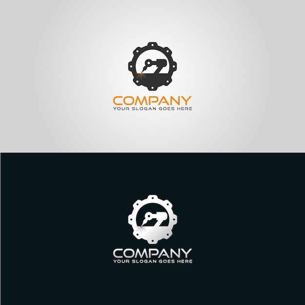 Metal manufacturing logo template