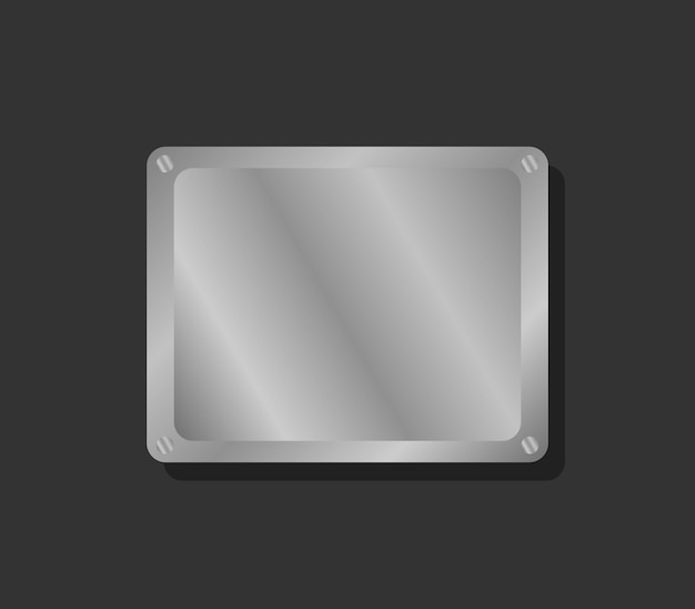 Metal panel illustrated