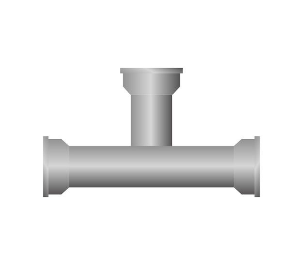 Metal pipe illustrated