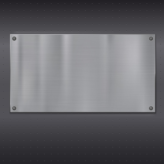 Vector metal plate over grate texture.